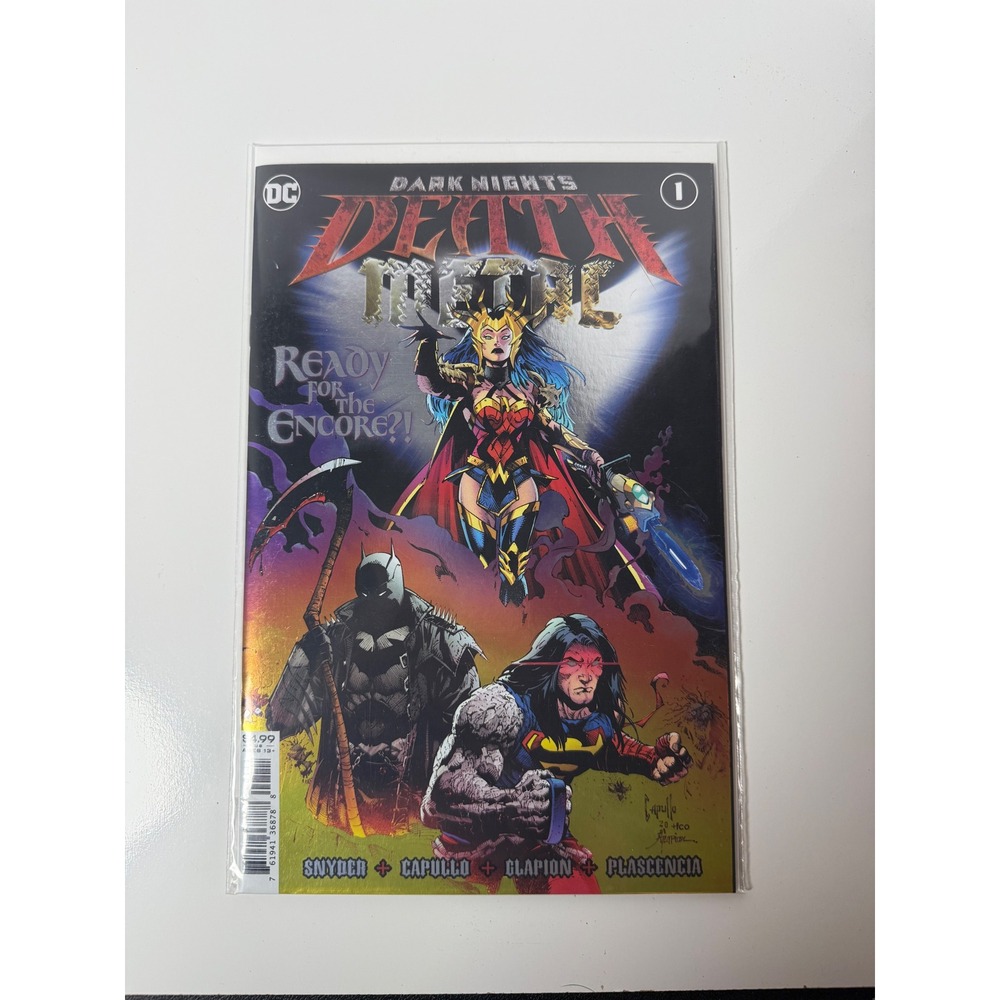 DC Comics Dark Nights Death Metal 1 Foil Cover Snyder Capullo 2020
